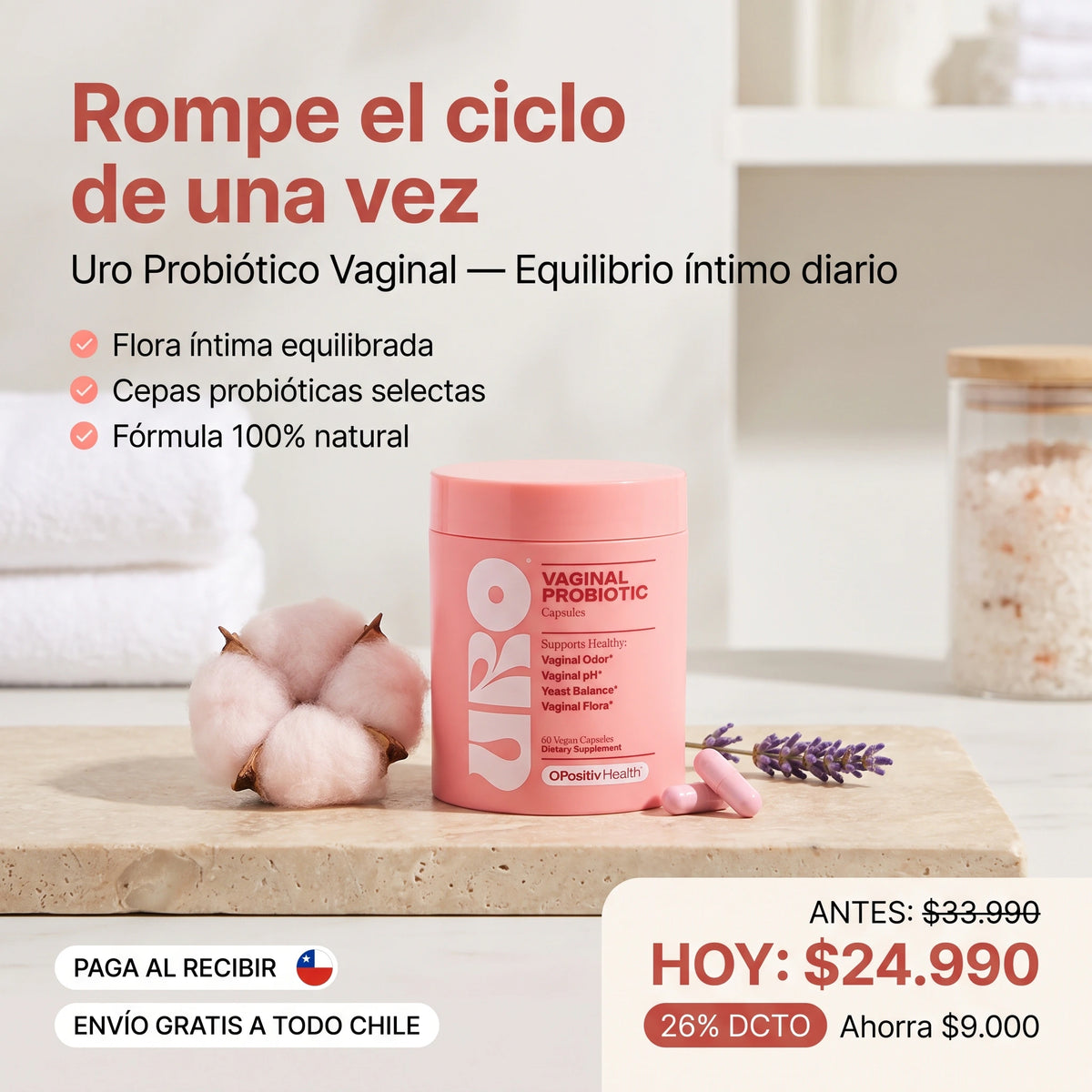 Datazo Uro Vaginal Probiótico — Equilibrio Natural de la Flora Vaginal