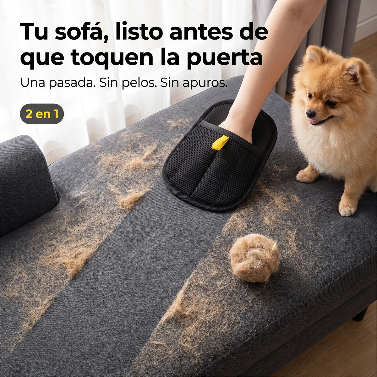 Guante Electroestético Quita Pelos X2 — Elimina pelos sin esfuerzo