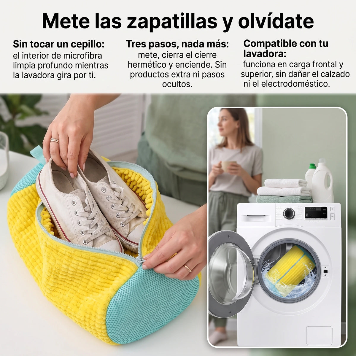 Bolsa Datazo para Lavar Zapatos — Protección Total en la Lavadora
