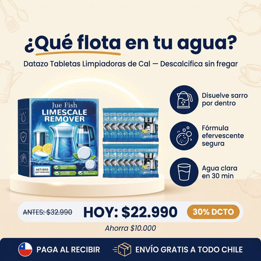Datazo Tabletas Limpiadoras — Elimina el Sarro en Minutos